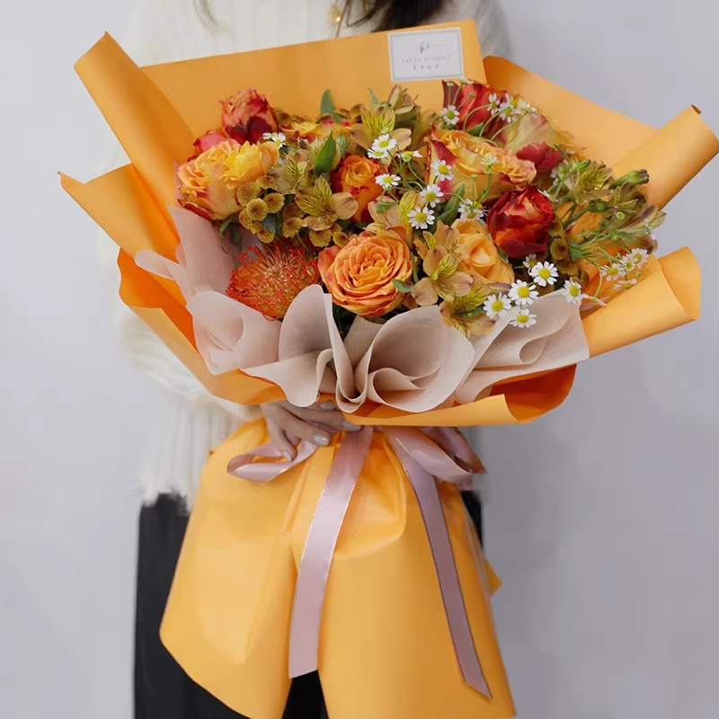Korean Style Solid Color Paper - Florist Supply Paper incelemesi ve fiyatı