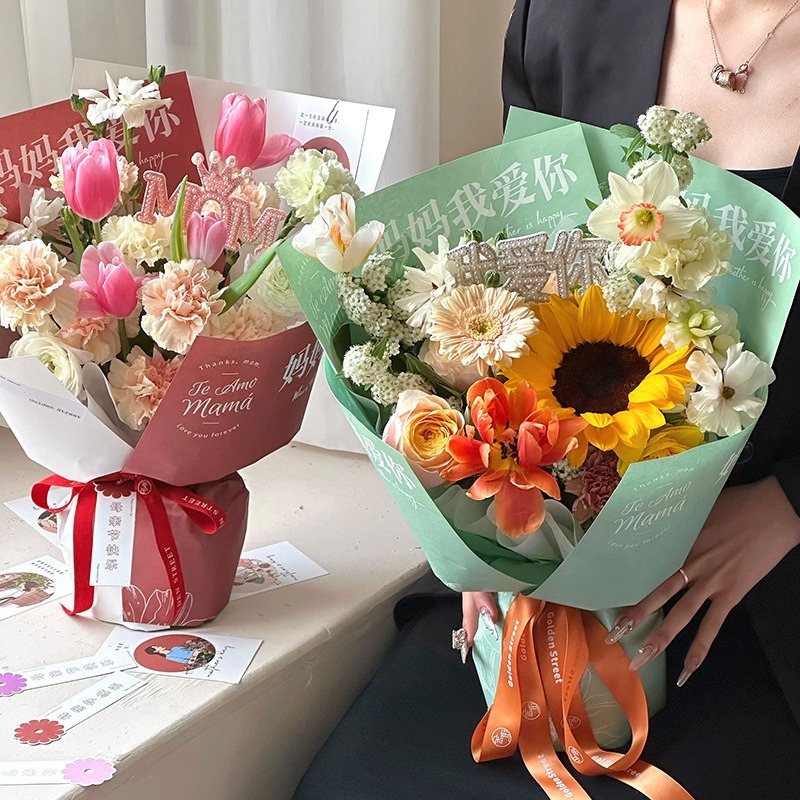 Mother's Day Flower Gifts Wrap - Florist Supply Paper incelemesi ve fiyatı