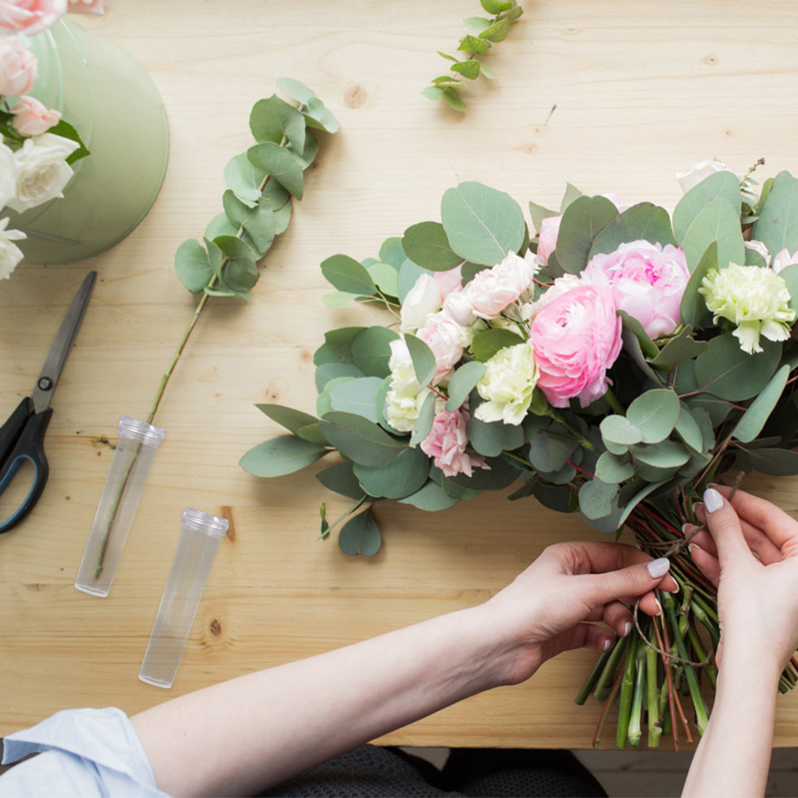 50Pcs Tube for Fresh Flowers P - Florist Flower Supply incelemesi ve fiyatı