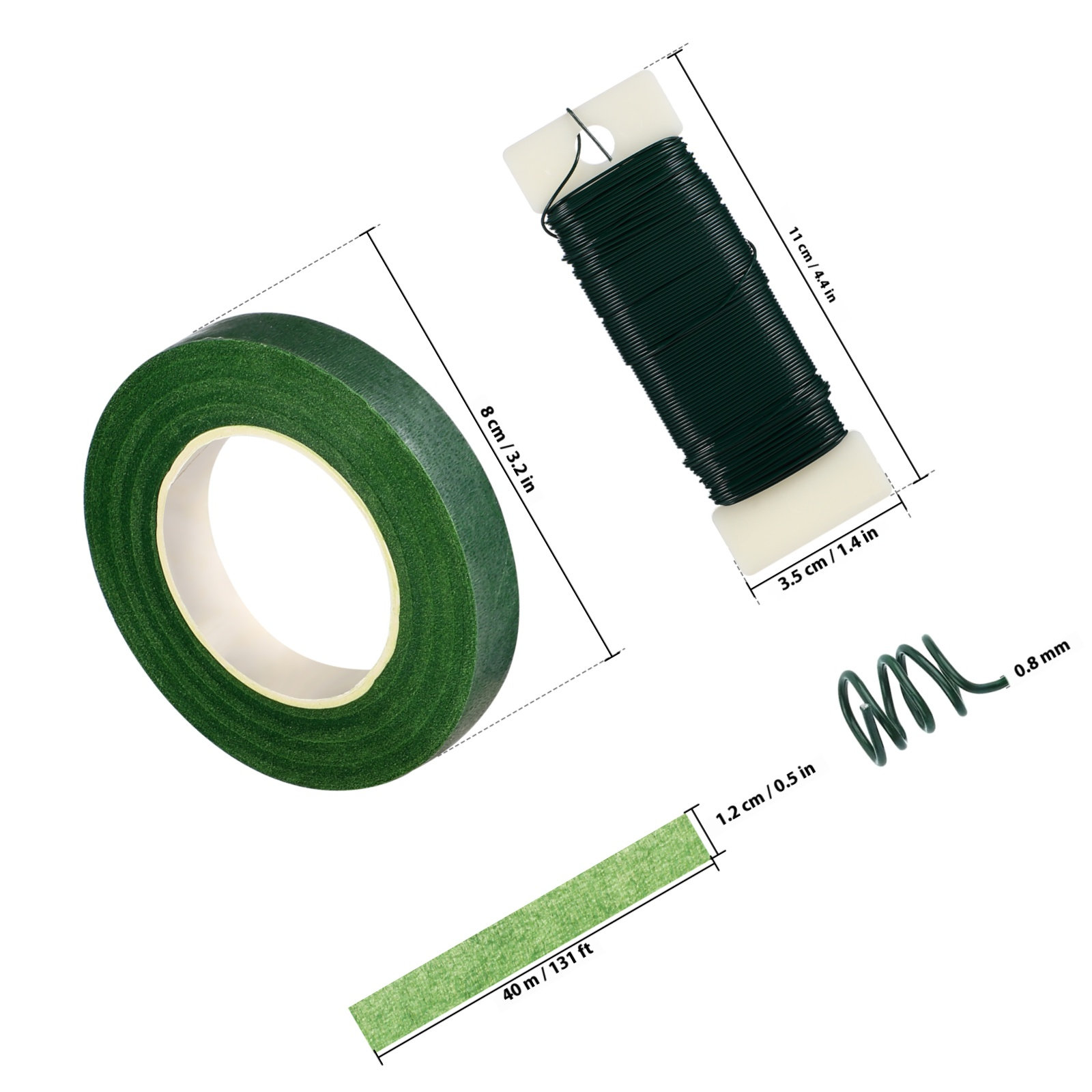 1Set Florist Wire and Floral T - Florist Wreath Supply incelemesi ve fiyatı