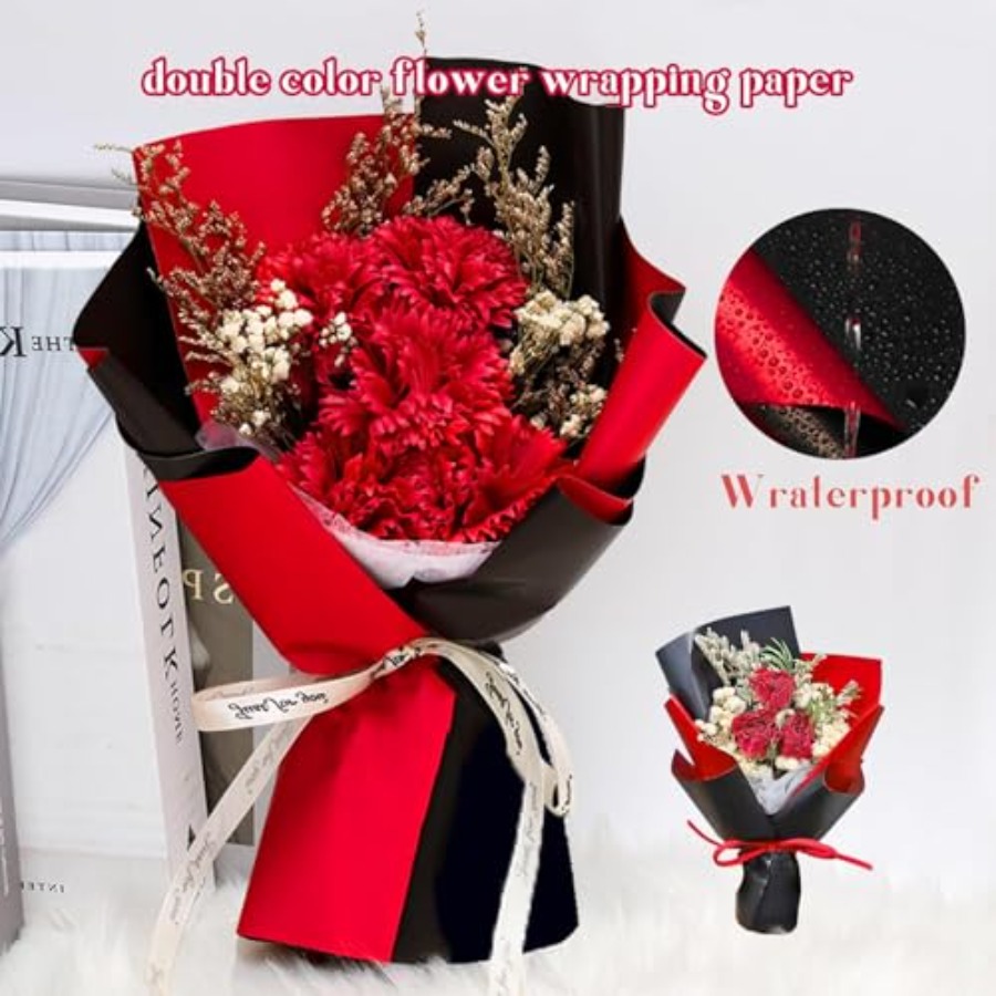 20 Sheets Flower Wrapping Pape - Florist Flower Supply incelemesi ve fiyatı