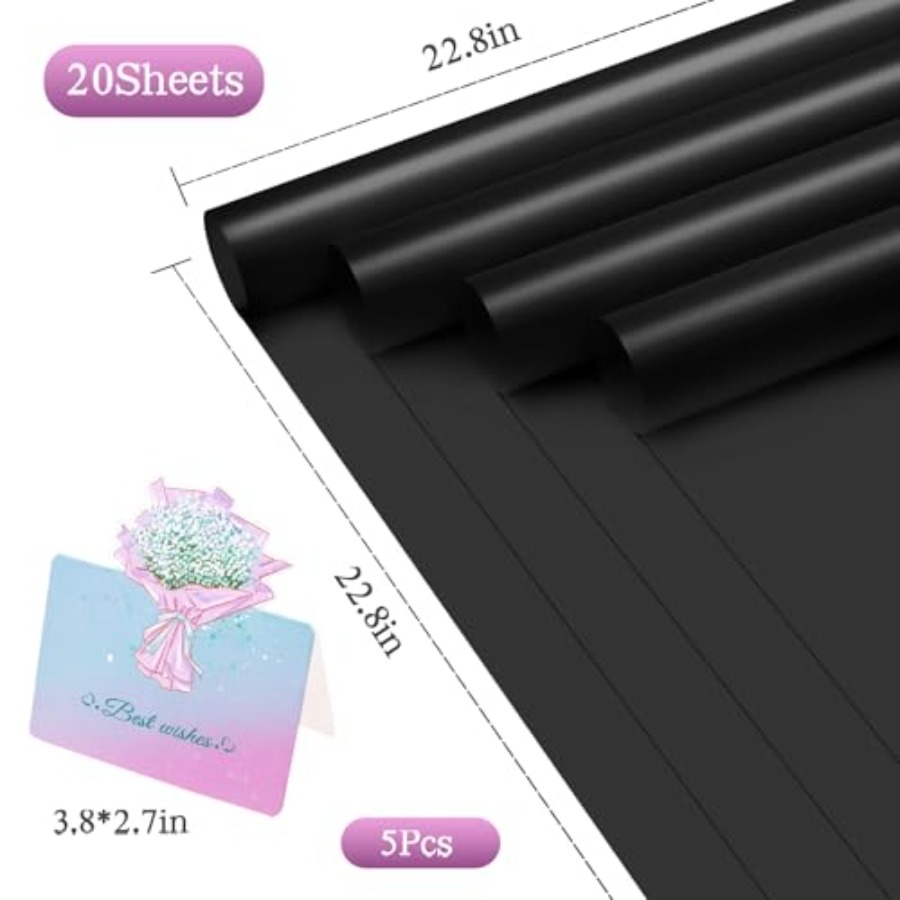 20 Sheets Flower Wrapping Pape - Florist Flower Supply incelemesi ve fiyatı