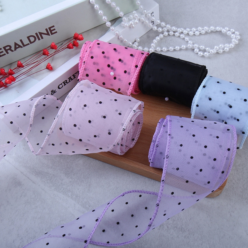 50Yards Gauze with Dots Decora - Florist Supply Ribbon incelemesi ve fiyatı