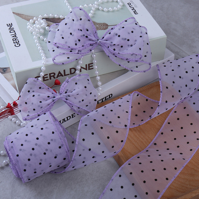 50Yards Gauze with Dots Decora - Florist Supply Ribbon incelemesi ve fiyatı