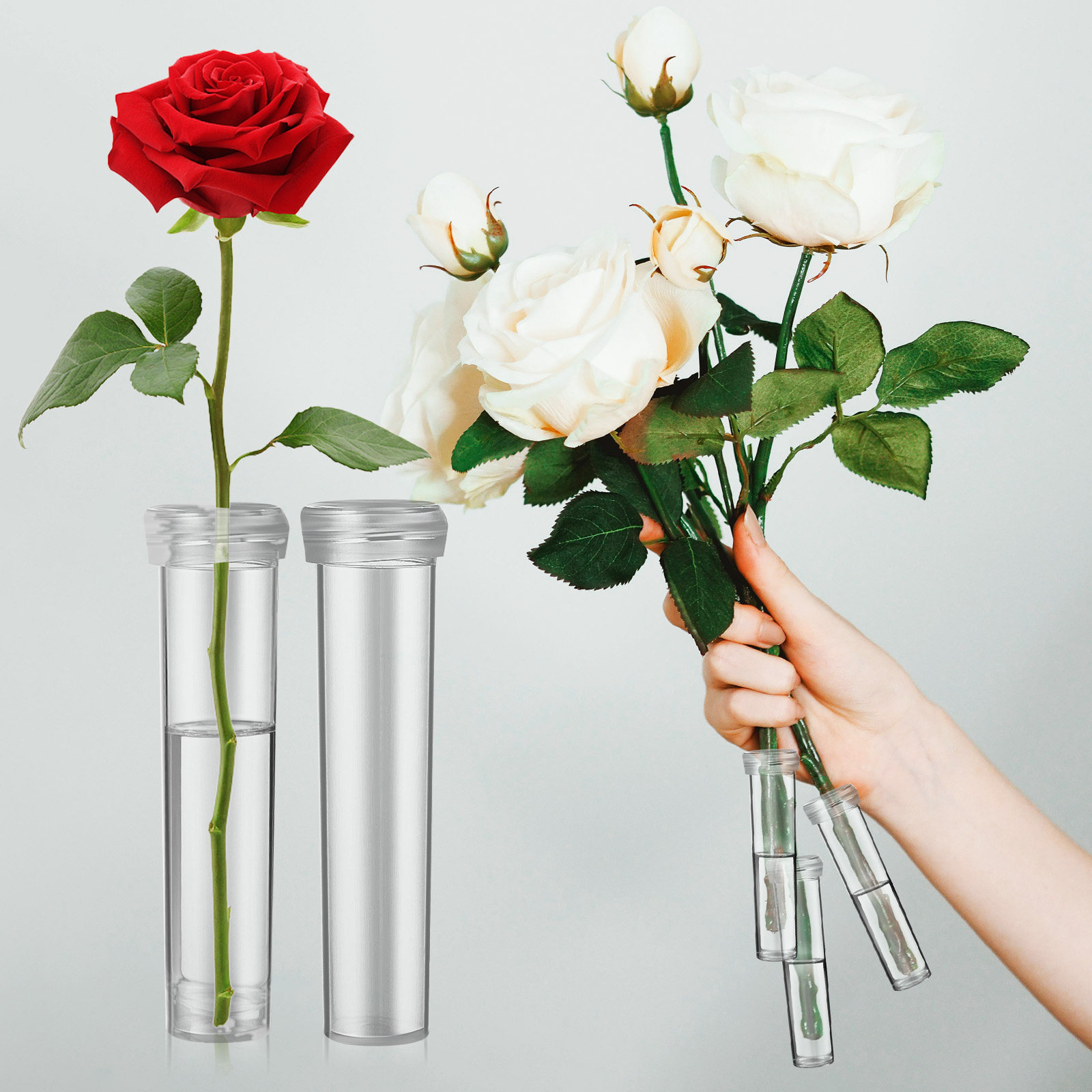100Pcs Flower Water Tubes Leak - Florist Flower Supply incelemesi ve fiyatı