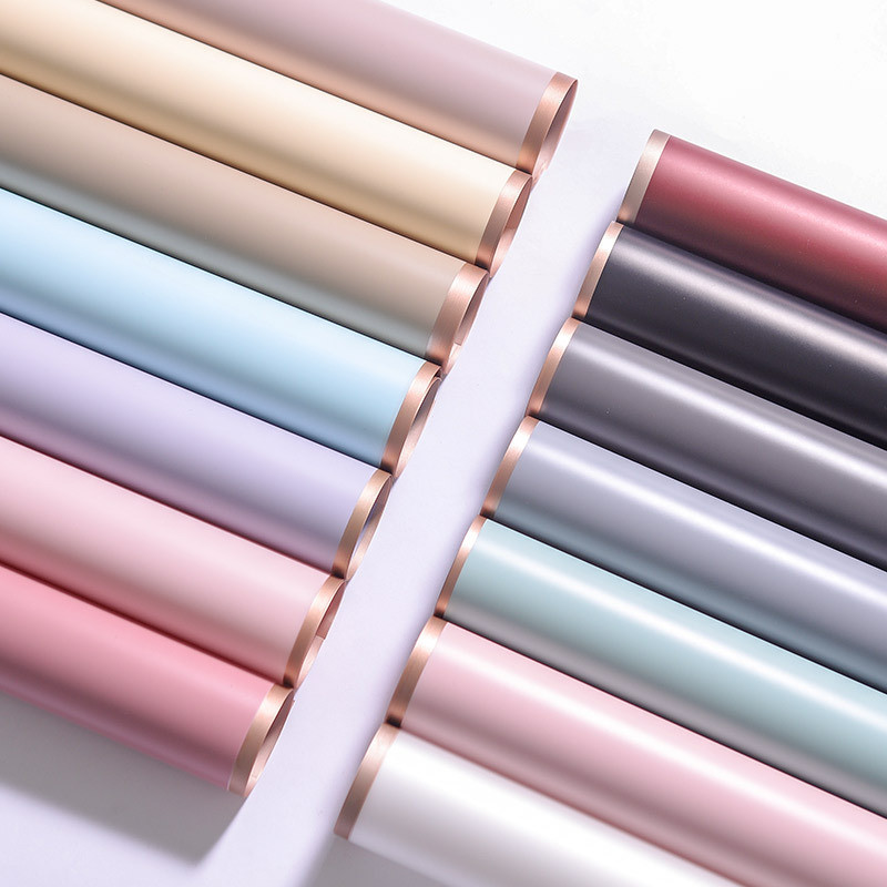 5PCS Bronzing Color Scrapbook  - Florist Supply Paper incelemesi ve fiyatı