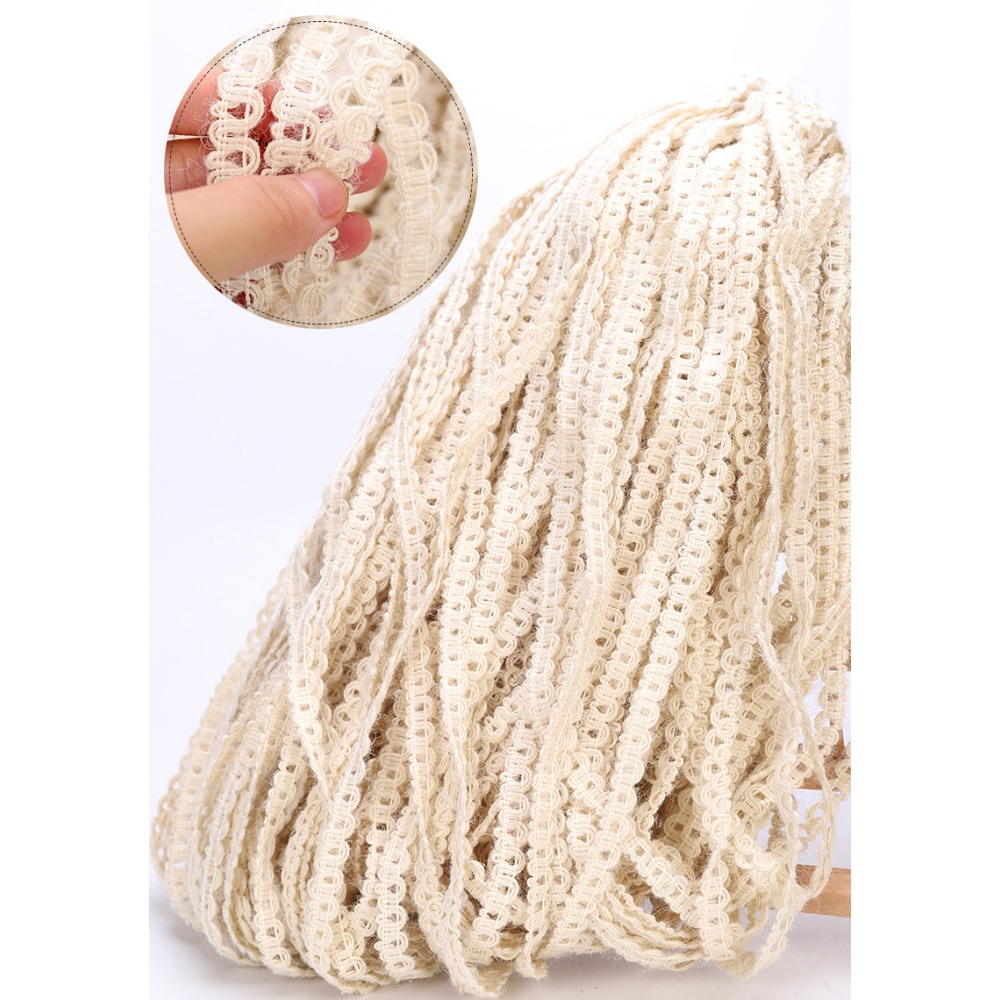 10m Lace Linen Ribbon DIY Bouq - Florist Supply Ribbon incelemesi ve fiyatı