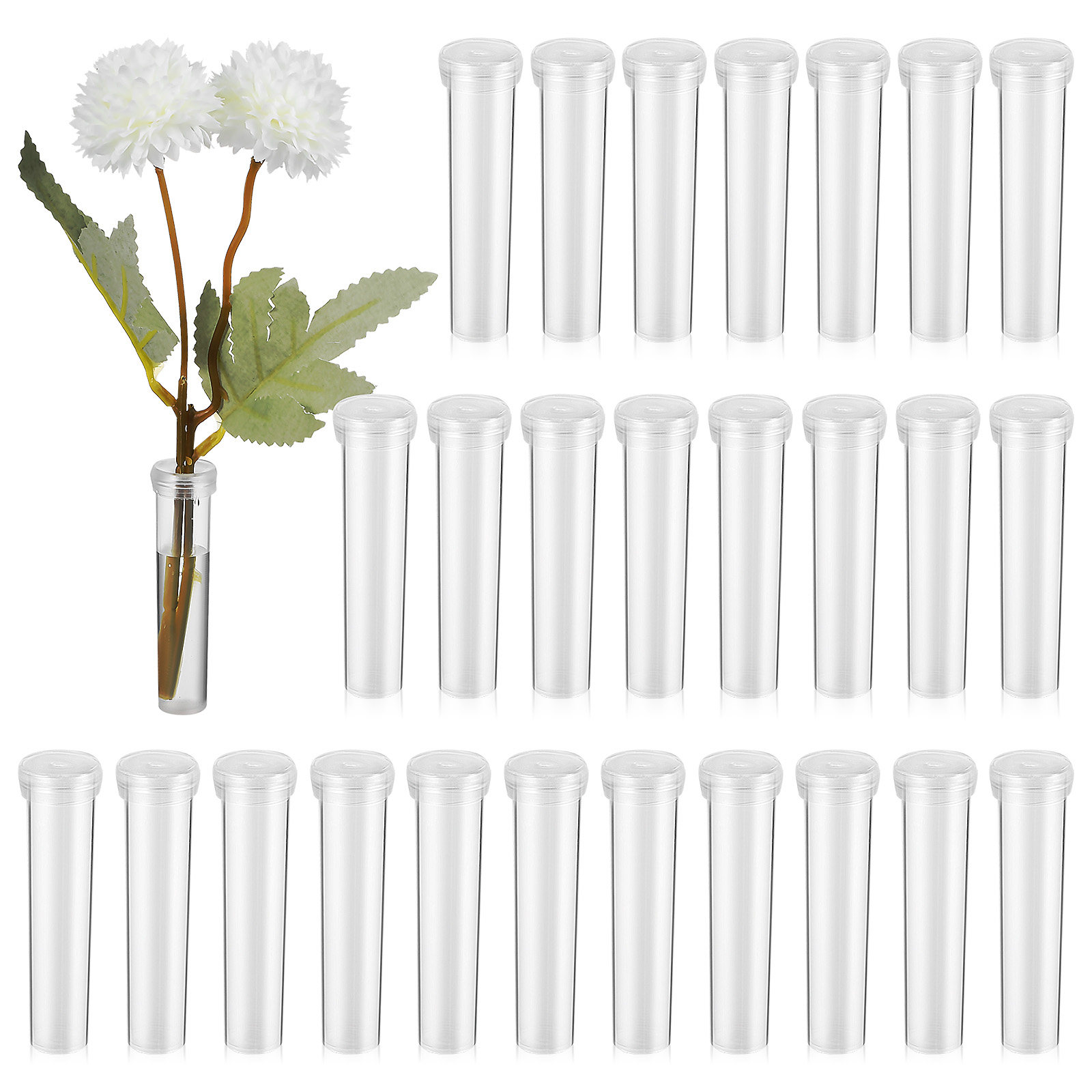 100Pcs Flower Nutrient Tubes U - Florist Flower Supply incelemesi ve fiyatı
