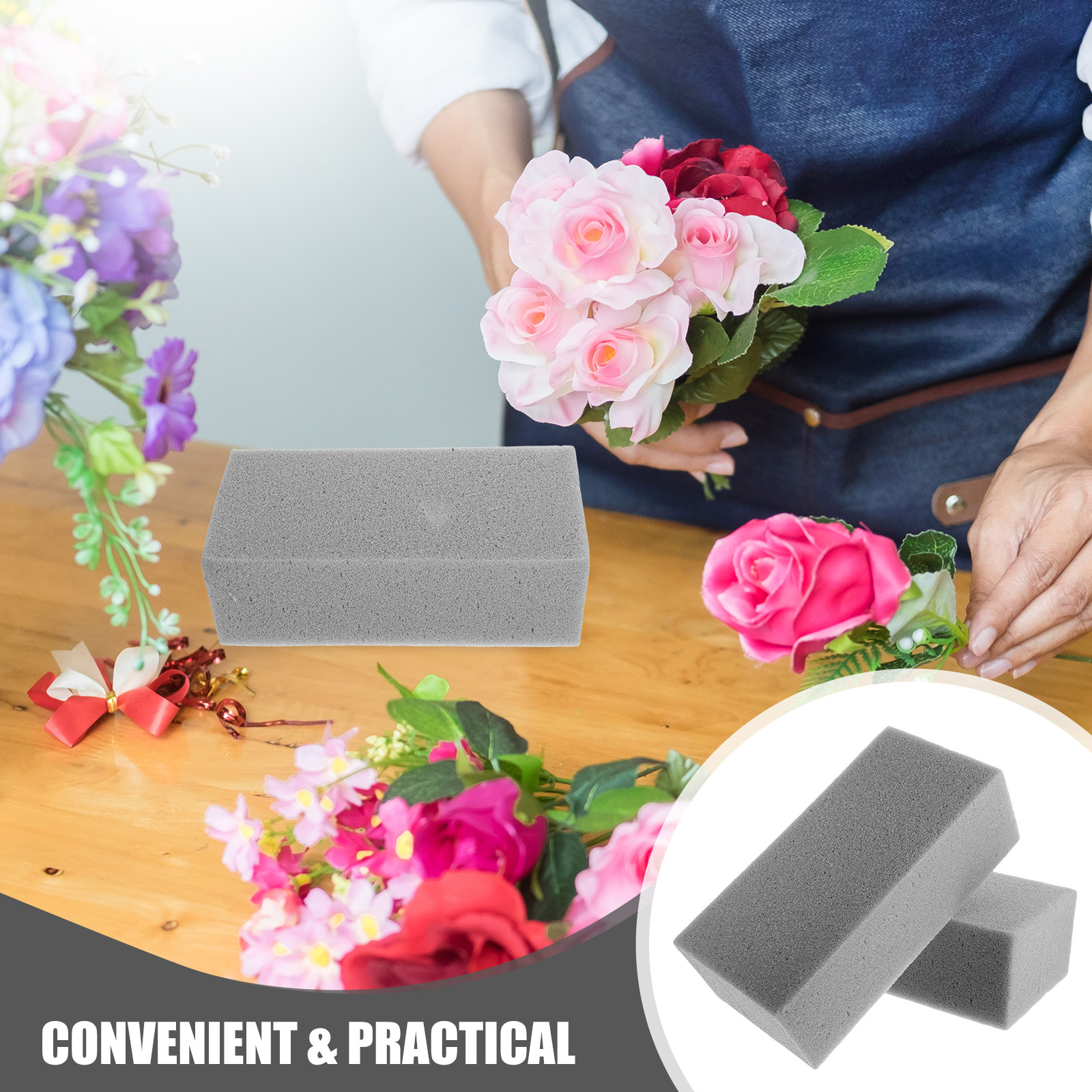 5Pcs Dried Flower Mud Foam Boa - Florist Flower Supply incelemesi ve fiyatı